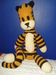 Hobbes looks a little sad, waiting for Michael to come home. Perhaps he needs to snooze.